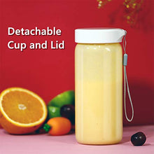 Load image into Gallery viewer, LaHuko Portable Blender Professional Juicer for Shakes and Smoothies with 16oz Detachable Cup and Lid USB Rechargeable Mixer Easy Clean Food Processor For Home Kitchen Sports Travel Outdoor (Extra Smoothie Recipe and Straw/Brush Included)
