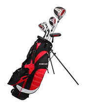 Load image into Gallery viewer, Precise XD-J Junior Complete Golf Club Set for Children Kids - 3 Age Groups Boys &amp; Girls - Right Hand &amp; Left Hand! (Red Ages 6-8, Right Hand)
