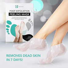Load image into Gallery viewer, Foot Peel Mask - 2 Pack - Peeling Away Calluses and Dead Skin Cells - Make Your Feet Baby Soft - Exfoliating Peeling Natural Treatment - Repair Rough Heels - Get Soft Feet by Lavinso
