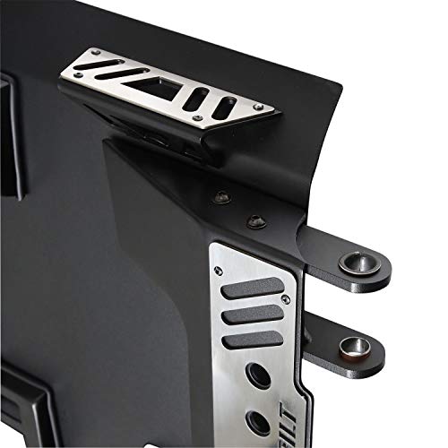 Smittybilt 76410 XRC Tailgate with Tire Carrier for 2007-2018 Jeep Wrangler JK, Black