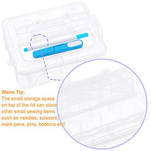 Load image into Gallery viewer, New brothread 60 Brother Colors 500m Each Embroidery Machine Thread with Clear Plastic Storage Box for Embroidery Sewing Machine
