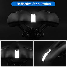 Load image into Gallery viewer, Pioneeryao Professional Bike Seat Gel Mountain Bicycle Seat with Central Relief Zone and Ergonomics Design for Men Women Universal Riding Bike Mountain Bike (Black)

