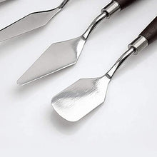 Load image into Gallery viewer, 5 Pieces Painting Knives Stainless Steel Spatula Palette Knife Oil Painting Accessories Color Mixing Set for Oil, Canvas, Acrylic Painting-Lightwish
