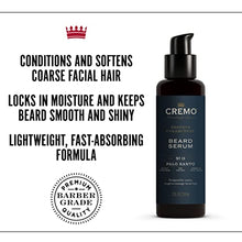Load image into Gallery viewer, Cremo Beard Serum, Palo Santo Reserve Collection - Restores Moisture, Softens and Reduces Beard Itch for All Lengths of Facial Hair, 2 Fluid Ounces
