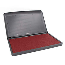 Load image into Gallery viewer, MaxMark Large Premium Crimson RED Ink Stamp Pad - 3.5" x 6.25" - Quality Felt Pad

