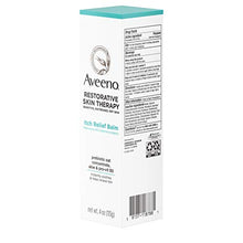 Load image into Gallery viewer, Aveeno Restorative Skin Therapy Itch Relief Body Balm for Sensitive, Distressed, Dry Skin, With Prebiotic Oat &amp; Pramoxine Hcl, Formulated Without Parabens, Fragrance &amp; Steroids, 4.0 Ounce
