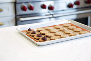Silpat Perfect Macaron Non-Stick Silicone Baking Mat, 11-5/8" x 16-1/2", Orange