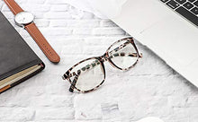 Load image into Gallery viewer, Cyxus Blue Light Blocking Glasses Square Computer Eyewear Clear Lens Eyeglasses Frame (Leopard #2) (8121T03&amp;Leopard)
