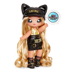 MGA Entertainment Na! Na! Na! Surprise 2-in-1 Fashion Doll and Plush Purse Series 3 – Sasha Scratch