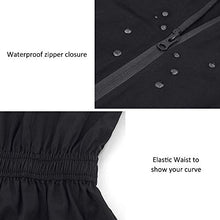 Load image into Gallery viewer, Women&#39;s Waterproof Raincoats Outdoor Lightweight Hooded Rain Jacket Windbreaker Trench Coats
