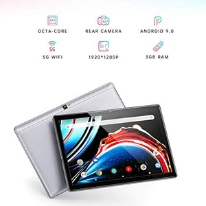 VANKYO MatrixPad S30 10 inch Octa-Core Tablet, Android 9.0 Pie, 3GB RAM, 32GB Storage, 13MP Rear Camera, 1920x1200 IPS Full HD Display, Bluetooth 5.0, 5G Wi-Fi, GPS, Silver