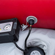 Load image into Gallery viewer, HEYTUR Inflatable Boat SUP Pump Adaptor Standard Schrader Conventional Air Pump Air Valve Adapter Spoke Plate Attachment(Black)
