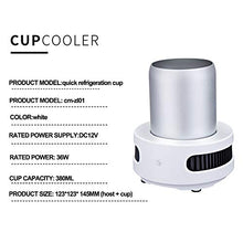 Load image into Gallery viewer, Summer For Office/Home/Vehicle Rapid Cooling Cup, Electronic Rapid Cooling and Heating, Mini Cooling Cup, 380 Ml, Aluminum Cooling Cup, Electric Cup Accessories, For Wine/Beer/Cola/Drink/Juice Cooling

