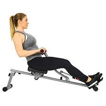 Load image into Gallery viewer, Sunny Health &amp; Fitness SF-RW1205 Rowing Machine Rower w/ 12 Level Adjustable Resistance, Digital Monitor and 220 LB Max Weight
