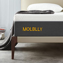 Load image into Gallery viewer, Molblly 12 Inches Queen Size Mattress, Gel Memory Foam Mattress in a Box, Back Pain Relief ＆ Cool Bed,10-Year Support Mattress, Ultimate Motion Isolation, Fiberglass Free, Premium Queen Bed
