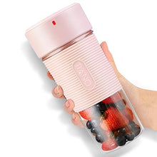 Load image into Gallery viewer, Personal Portable Blender for Shakes and Smoothies with Rechargeable USB, BPA Free, 11.8oz Bottle Cup Juicer
