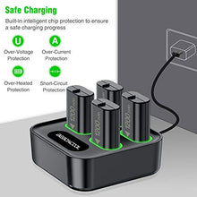 Load image into Gallery viewer, BEBONCOOL Charger for Xbox One Controller Battery Pack, with 4 x 1200mAh Rechargeable Xbox One Battery Charger Charging Kit for Xbox One, Xbox One X, Xbox One S, Xbox One Elite Controllers
