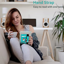 Load image into Gallery viewer, RSAquar New Kindle Paperwhite Case for 11th Generation eReader, 6.8” 2021 Edition, Premium PU Leather Cover with Auto Sleep Wake, Hand Strap, Card Slot, and Foldable Stand, Sky Blue
