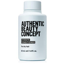 Load image into Gallery viewer, Authentic Beauty Concept Hydrate Conditioner | Normal To Dry or Curly Hair | Adds Moisture &amp; Shine | Vegan &amp; Cruelty-free | Silicone-free | 1.6 fl. oz.
