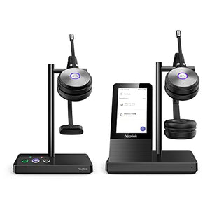 Yealink WH62 Wireless Headset with Microphone & Yealink WH66 Wireless Headset Bluetooth with Microphone DECT Headset for Computer Laptop PC Headset for Office VoIP Phone IP Teams Certified Workstation