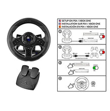Load image into Gallery viewer, Superdrive SV450 racing steering wheel with Pedals and Shifters Xbox Serie X / S, Switch, PS4, Xbox One, PC (programmable for all games)
