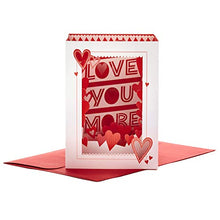 Load image into Gallery viewer, Hallmark Paper Wonder Displayable Valentines Day Pop Up Card (Love You More)
