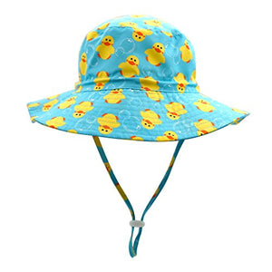 Home Prefer Baby Cute Hat UV Protection Hat Wide Brim Breathable Sun Block Hat Duck #46