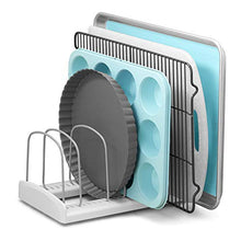 Load image into Gallery viewer, YouCopia Bakeware Storemore Adjustable Rack, Standard, White
