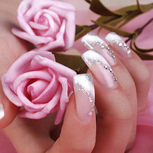 Load image into Gallery viewer, Elcoho 6 Sizes Crystals AB Nail Art Rhinestones and Clear Crystal Rhinestones with Pick Up Tweezer and Rhinestone Picker Dotting Pen, 1500 Pieces
