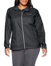 Load image into Gallery viewer, Columbia Women&#39;s Switchback III Adjustable Waterproof Rain Jacket, Black, Medium
