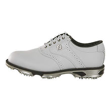 Load image into Gallery viewer, FootJoy Men's DryJoys Tour Golf Shoes, White/White Croc, 10.5 M US
