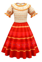 Load image into Gallery viewer, Kids Girls Dolores Dress Costume Madrigal Cosplay Princess Party Outfit for Child,130
