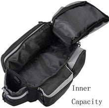 Load image into Gallery viewer, BicycleStore Trunk Bag Bike Panniers Waterproof Cycling Bag Rack 7L Rear Seat Bags Bicycle Accessories Black
