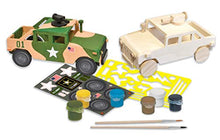 Load image into Gallery viewer, MasterPieces U.S. Army Real Wood Acrylic Paint &amp; Craft Kit, Humvee, Dr. Toy'S 100 Best Winner, for Ages 4+, Assorted (21732)
