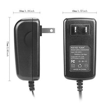 Load image into Gallery viewer, HKY 9V 2.5A Universal Charger, AC to DC, 2.1mmX5.5mm (5.5x2.5/2.5x0.7/3.5x1.35/4.0x1.7/4.8x1.7/5.5x1.7mm) Barrel Plug, AC 100-240V Converter Adapter DC 9V 2.5A(0.5A,1A,1.5A,2A) Power Supply Cord
