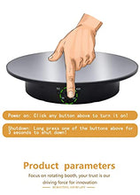 Load image into Gallery viewer, JAYEGT Motorized Rotating Display Stand, 20CM /Load 8KG, 360 Degree Electric Rotating Turntable for Photography Products, Jewelry, Cake,3D Model, Mirror Cover (Black)
