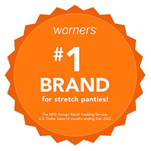Load image into Gallery viewer, Warner's Women's No Pinching No Problems Hi-Cut Brief Panty, Black/White Pindot, 7 (Large)
