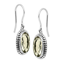Load image into Gallery viewer, Silpada 'Everafter' Natural Green Amethyst Drop Earrings in Sterling Silver
