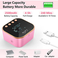Load image into Gallery viewer, Double Electric Breast Pump with 10 Breastmilk Storage Bags, 2 Flanges and Milk Extractor, Breastfeeding Pump with 3 Modes, 9 Levels, Portable Breast Pump Strong Suction Power, Quiet, Pain Free（Pink）
