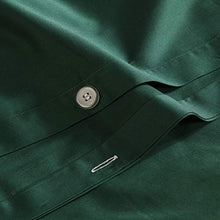 Load image into Gallery viewer, L LOVSOUL Duvet Cover King,3 Piece Bedding Sets 100% Egyptian Cotton 1200 Thread Count Comforter Cover and 2 Pillow Cases,Green-106x90Inches
