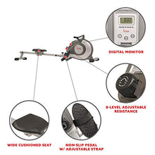 Load image into Gallery viewer, Sunny Health &amp; Fitness Magnetic Rowing Machine Rower w/ LCD Monitor
