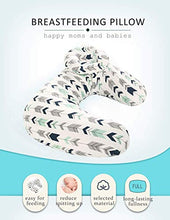 Load image into Gallery viewer, Miracle Baby Baby Breastfeeding Nursing Pillow and Positioner,Machine Washable,U Shape Nursing and Infant Support Pillow Bonus Head Positioner(Arrow)
