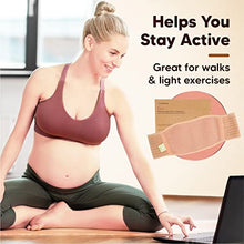 Load image into Gallery viewer, KeaBabies Maternity Belly Band for Pregnancy - Soft &amp; Breathable Pregnancy Belly Support Belt - Pelvic Support Bands - Tummy Band Sling for Pants - Pregnancy Back Brace (Classic Ivory, One Size)
