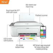 Load image into Gallery viewer, HP DeskJet 2755 Wireless All-in-One Printer, Mobile Print, Scan &amp; Copy, HP Instant Ink Ready, Works with Alexa (3XV17A)
