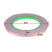 Load image into Gallery viewer, 4 Pack Copper Foil Tape,Copper Tape Double-Sided Conductive with Adhesive for EMI Shielding,Paper Circuits, Electrical Repairs, Grounding(1/4inch)
