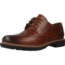 Load image into Gallery viewer, Clarks Men's Batcombe Wing Brogues, Brown (Dark Tanlea), 10
