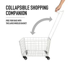 Load image into Gallery viewer, Viribus Adult Tricycle Three Wheel Trike Bike Single Speed Hybrid Cargo Cruiser with Removable Wheeled Basket for Shopping or Dogs Dustproof Bag Exercise Bike for Men Women Bicycle Bell (Gray1, 24")
