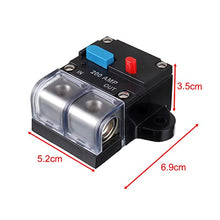 Load image into Gallery viewer, EPLZON 200A Circuit Breaker Resettable Circuit Breaker 200 amp Self Recovery Circuit Breaker Manual Reset Button for Car Audio and Amps Protection
