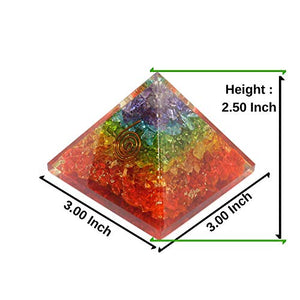 Energy Generator Orgone Pyramid for Emf Protection & Healing- meditation orgonite pyramids/crystal chakra