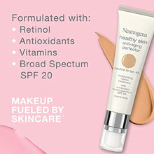 Load image into Gallery viewer, Neutrogena Healthy Skin Anti-Aging Perfector Tinted Facial Moisturizer and Retinol Treatment with Broad Spectrum SPF 20 Sunscreen with Titanium Dioxide, 40 Neutral to Tan, 1 fl. oz
